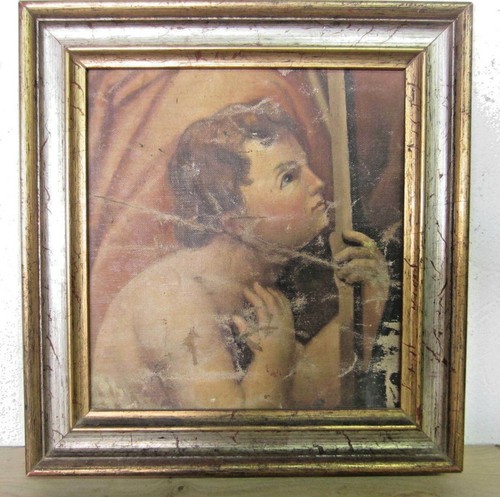 Quadro putto bambino pittura - quadro,