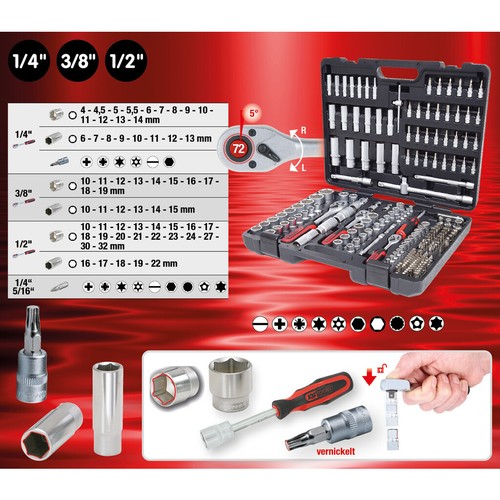 Tools 1 2 - 1/4"+3/8"+1/2", di