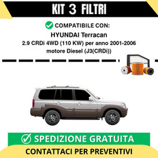 Kit 3 Filtri Tagliando per