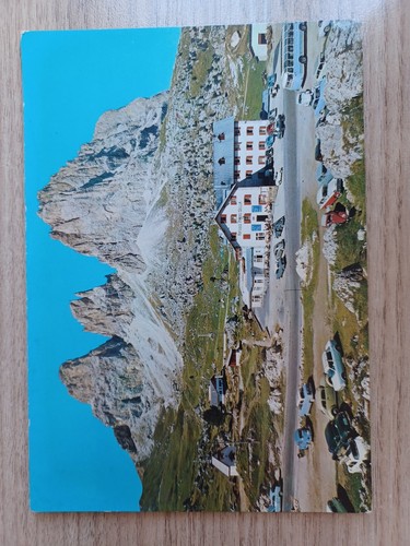 Cartolina antica rifugio sella - cartolina,