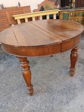 TAVOLO OVALE ALLUNGABILE FINE '800 LUIGI FILIPPO - NOCE MASSELLO - POCO RESTAURO