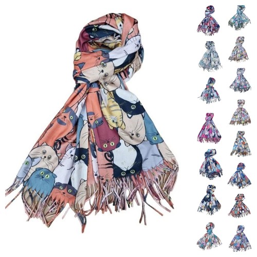 Sciarpa donna invernale - , gatto