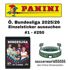 Panini Ö. Bundesliga 2025/26 - Adesivo singolo #1 - #250 scegli