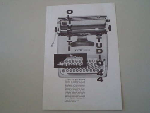 Advertising pubblicità 1960 - advertising,