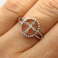 Anello da donna con croce in