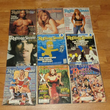 9 Rolling Stone Magazines