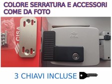 Elettroserratura 11721-80-1-N7 CISA per cancelletti ENTRATA 80 DESTRA 3 chiavi