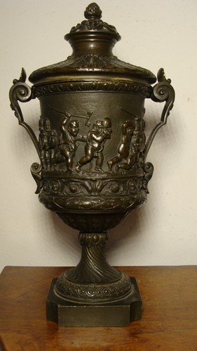 Antico impero bronzo coperchio - antico,
