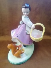 Ceramica Le Bertetti, ragazza con cesto