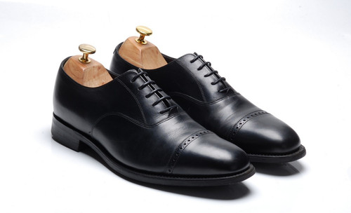 Scarpe semi brogues nere - nere, loake