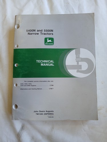 John deere 5400n 5500n narrow - deere,