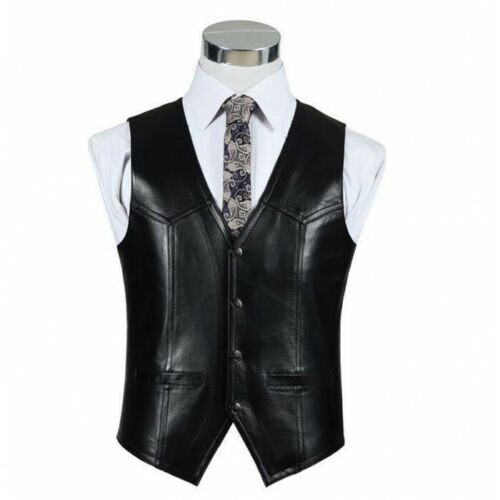 Gilet cappotto bottoni pelle - cappotto,