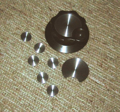 Intarsi pomello alluminio