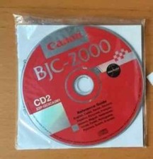 CANON BJC-2000 ZZP-QC5CA2M1 Manuale e CD2 Reference Guide driver stampante retrò