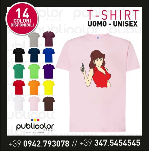 Shirt maglietta lupin 3 - t-shirt,
