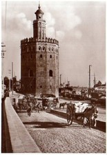 CARTOLINA Siviglia Torre dell'oro n. 451 NON V.TA NON SCRITTA