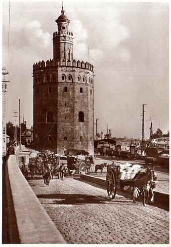 Cartolina siviglia torre - cartolina,