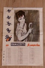 Calendario RAMAZZOTTI 1961