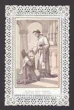 Santa Comunione - Dopter ed. - Canivet fine '800 - Santino I098