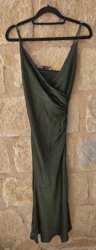Abito midi zara - effetto, raso