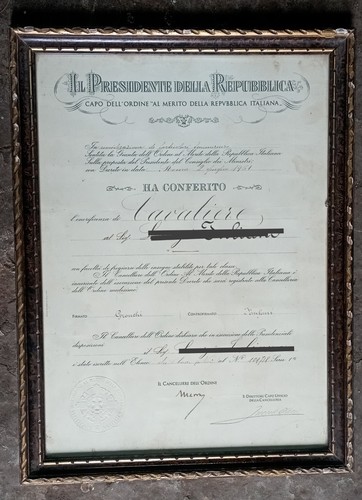 Ordine merito della - al,