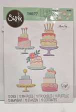 Sizzix Thinlits Die Set Costruisci una Torta (665882)