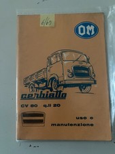 OM CERBIATTO  libretto uso e