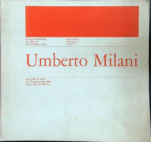 Umberto milani una scelta - una,