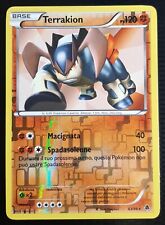 TERRAKION 63/98 Rara Holo Reverse Italiano POKEMON NERO E BIANCO NUOVE FORZE