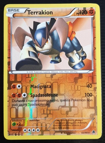 Terrakion rara holo - rara,