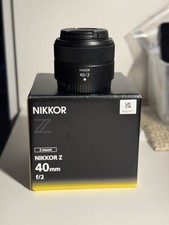 Nikon z 40 mm f/2 - appena usato, condizioni perfette