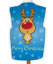 Buon natale blu rudolph - natale, renna