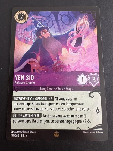 Lorcana yen sid - lorcana,