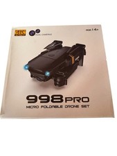998 Pro Drone 4K Micro Foldable Drone Set Doppia Fotocamera Nuovo