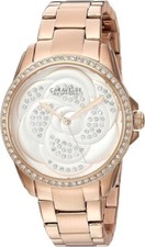 Orologio donna Caravelle By Bulova 44L233 cristallo tono argento quadrante oro rosa