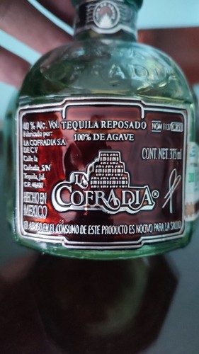 Tequila cofradia 375 2008 - ml,
