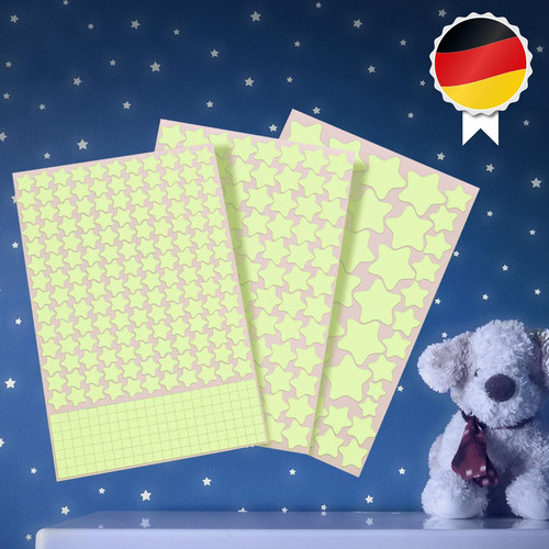 Stelle fluorescenti adesive - stelle,