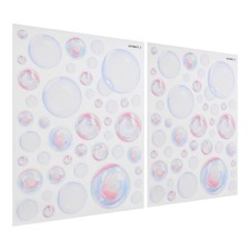 2 Sheets Adesivi Murali Bagno