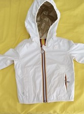 giubbino Kway 3 anni Usato double face dorato bianco