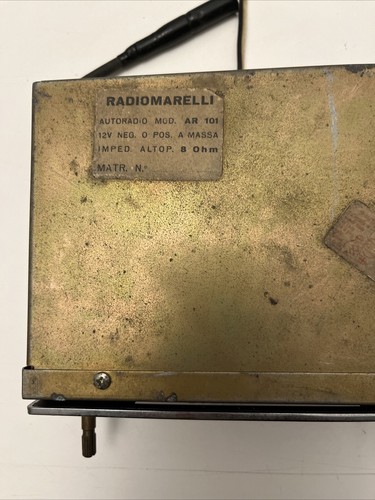 Autoradio vintage radiomarelli - autoradio,