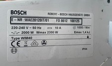 Motore Lavatrice Bosch WAE20120IT/09 + cinghia poli V 