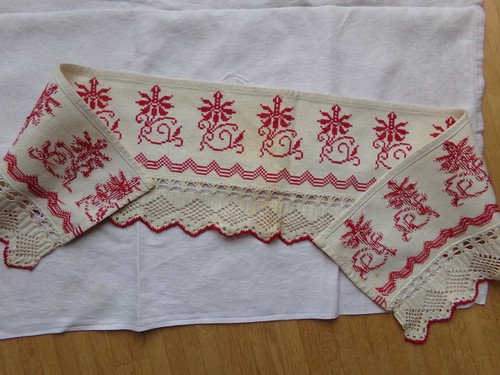 Vecchia bordura lino - bordura,