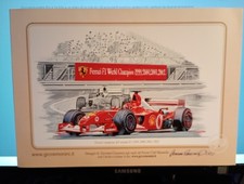 Michael Schumacher-FERRARI CLUB MARANELLO-STAMPA COMMEMORAT.  CAMPIONE DEL MONDO