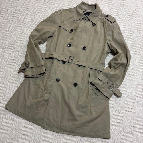 Burberry black label trench - black,