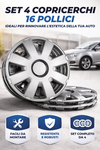 Set copricerchi - 4,