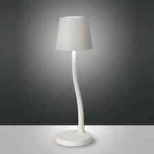 Lampada Da Tavolo Ricaricabile Touch Luce Calda 3000kBar Ristoranti FABAS BIANCA
