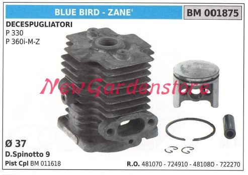 Cilindro pistone segmenti blue - pistone,