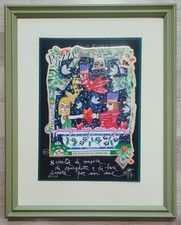 Francesco Musante Serigrafia Serata di musica, di spaghetti...