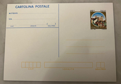 Cartolina postale castello - cartolina,