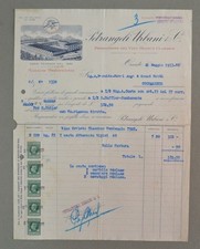 Umbria. ORVIETO. Vecchia fattura anno 1933. VINI PETRANGELI.